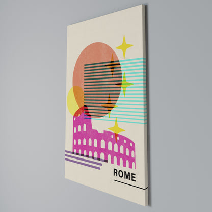 ROMAN SPARKLE Vertical Canvas Print