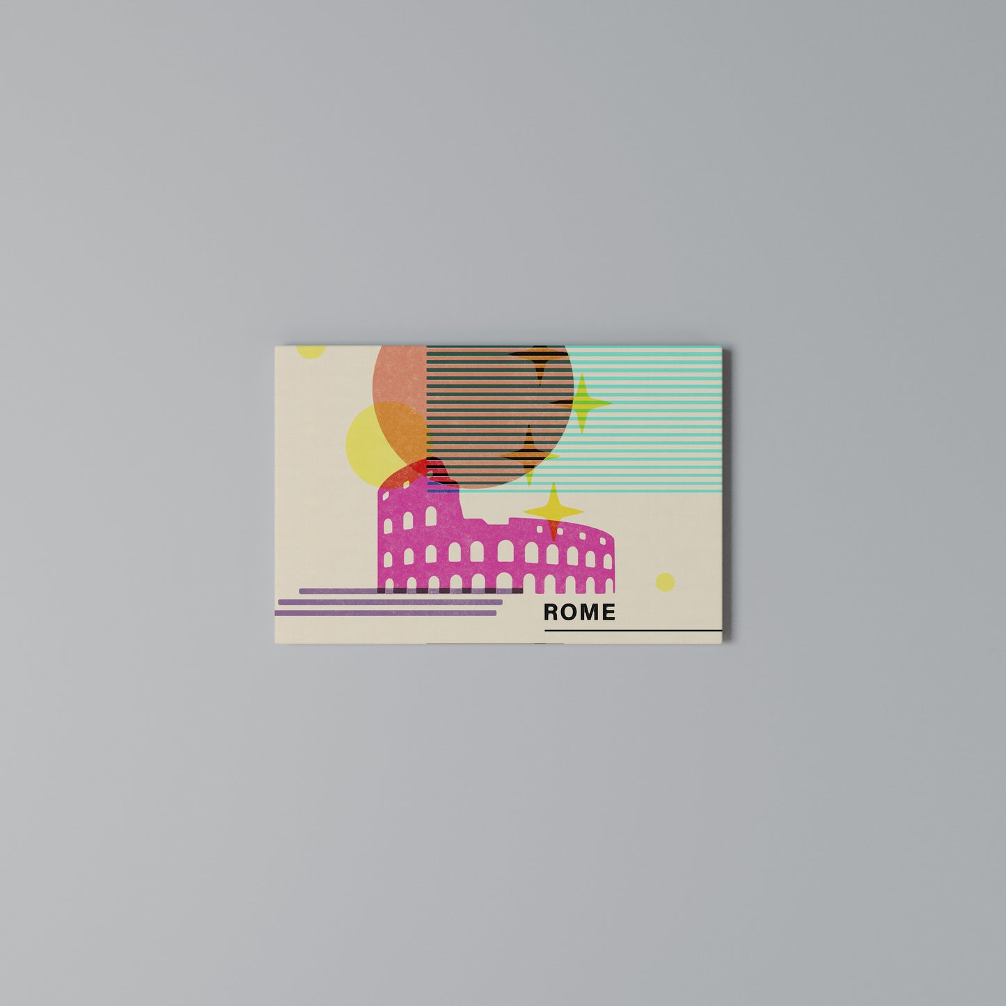 ROMAN SPARKLE Horizontal Canvas Print