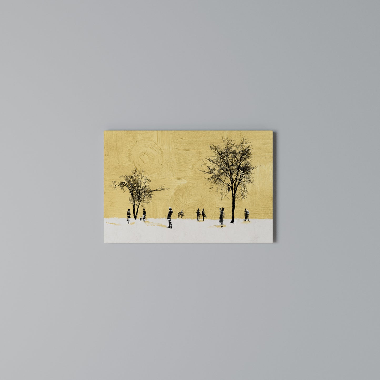 ERASED IN TIME Horizontal Canvas Print