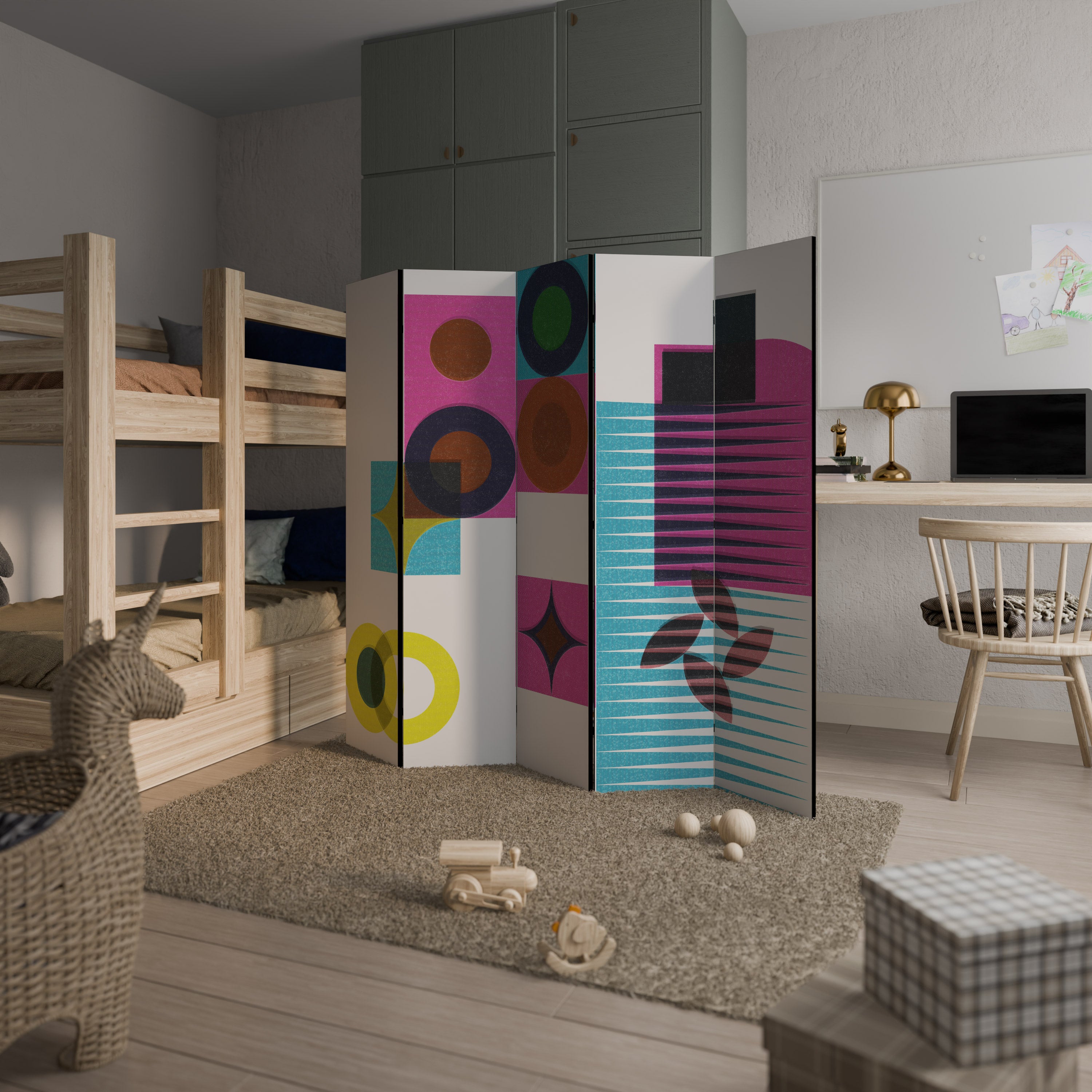 FORM VARIETY 5dílný paraván