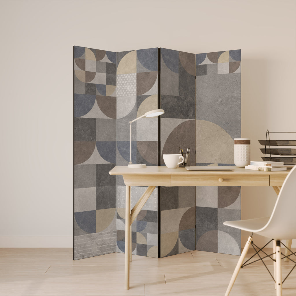 A PIECE OF SHAPE 4-Panel Room Divider