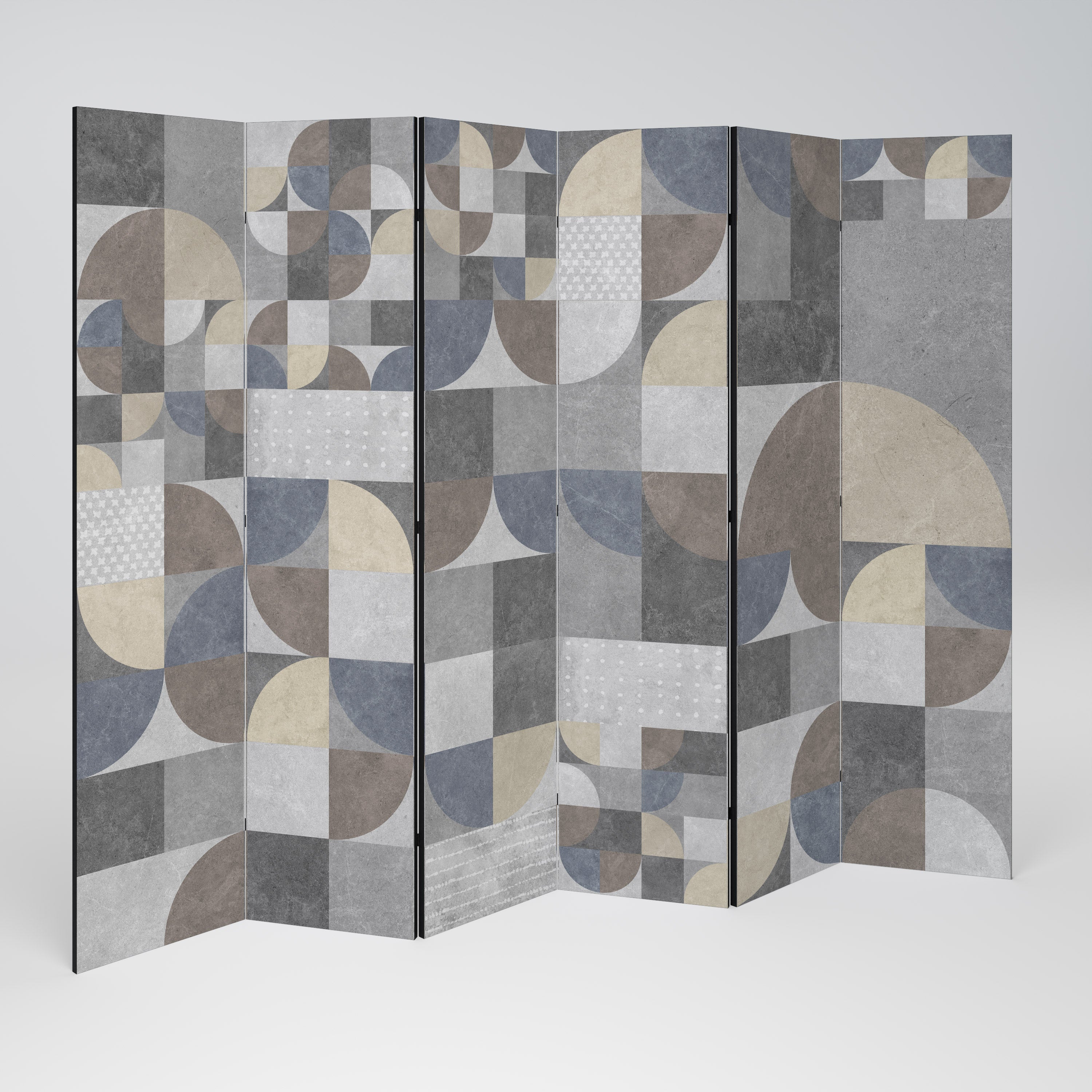 A PIECE OF SHAPE 6-Panel Room Divider