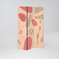 APRICOT FRENZY 3-Panel Room Divider