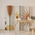 RAYS AND ROUNDELS 5dílný paraván