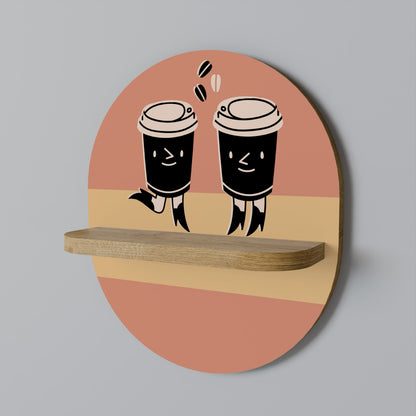 JOYFUL COFFEE Designová police