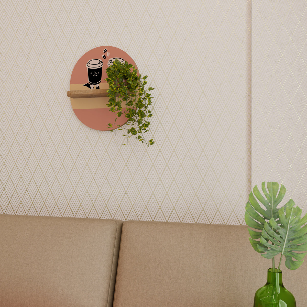 JOYFUL COFFEE Designová police