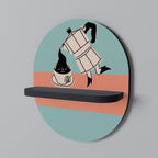 POWER ESPRESSO Designová police