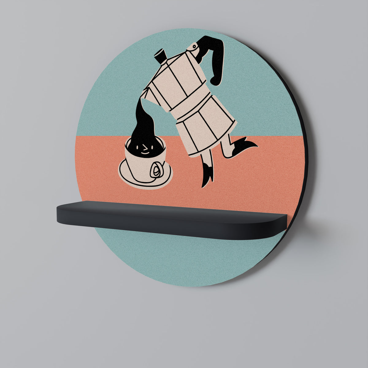 POWER ESPRESSO Designová police