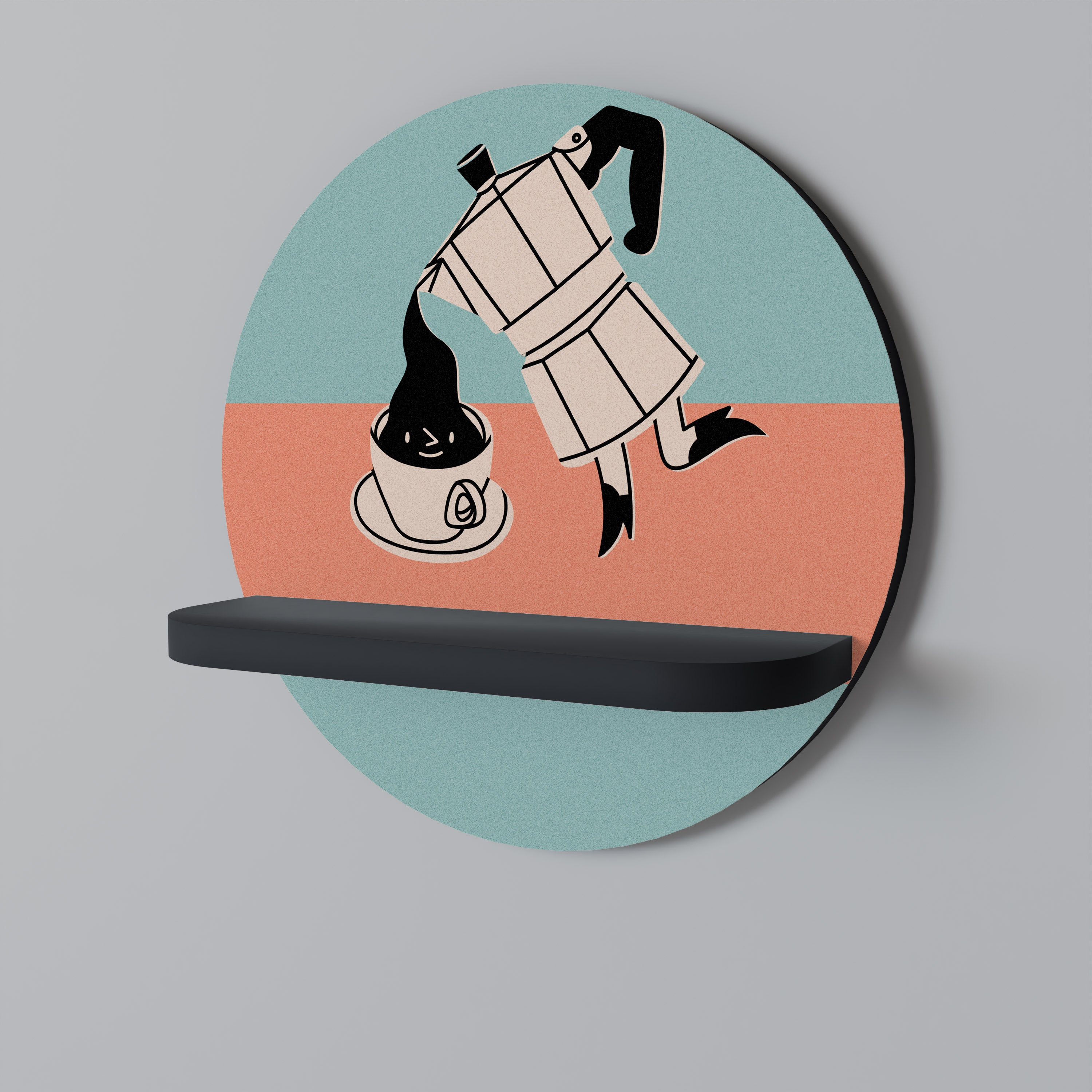 POWER ESPRESSO Designová police