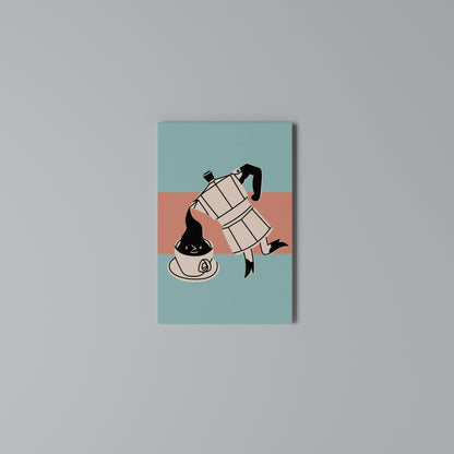 POWER ESPRESSO Vertical Canvas Print