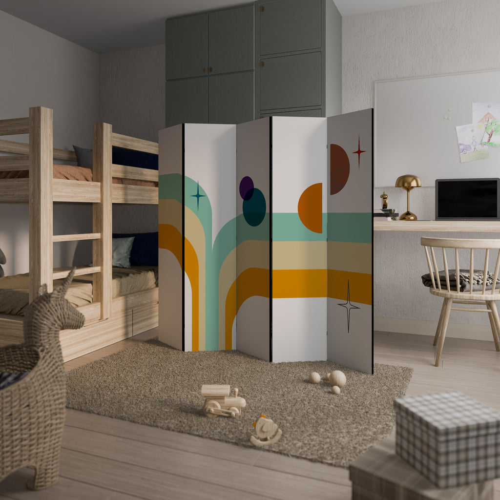 COLOR SOLSTICE 5dílný paraván