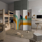 COLOR SOLSTICE 5dílný paraván