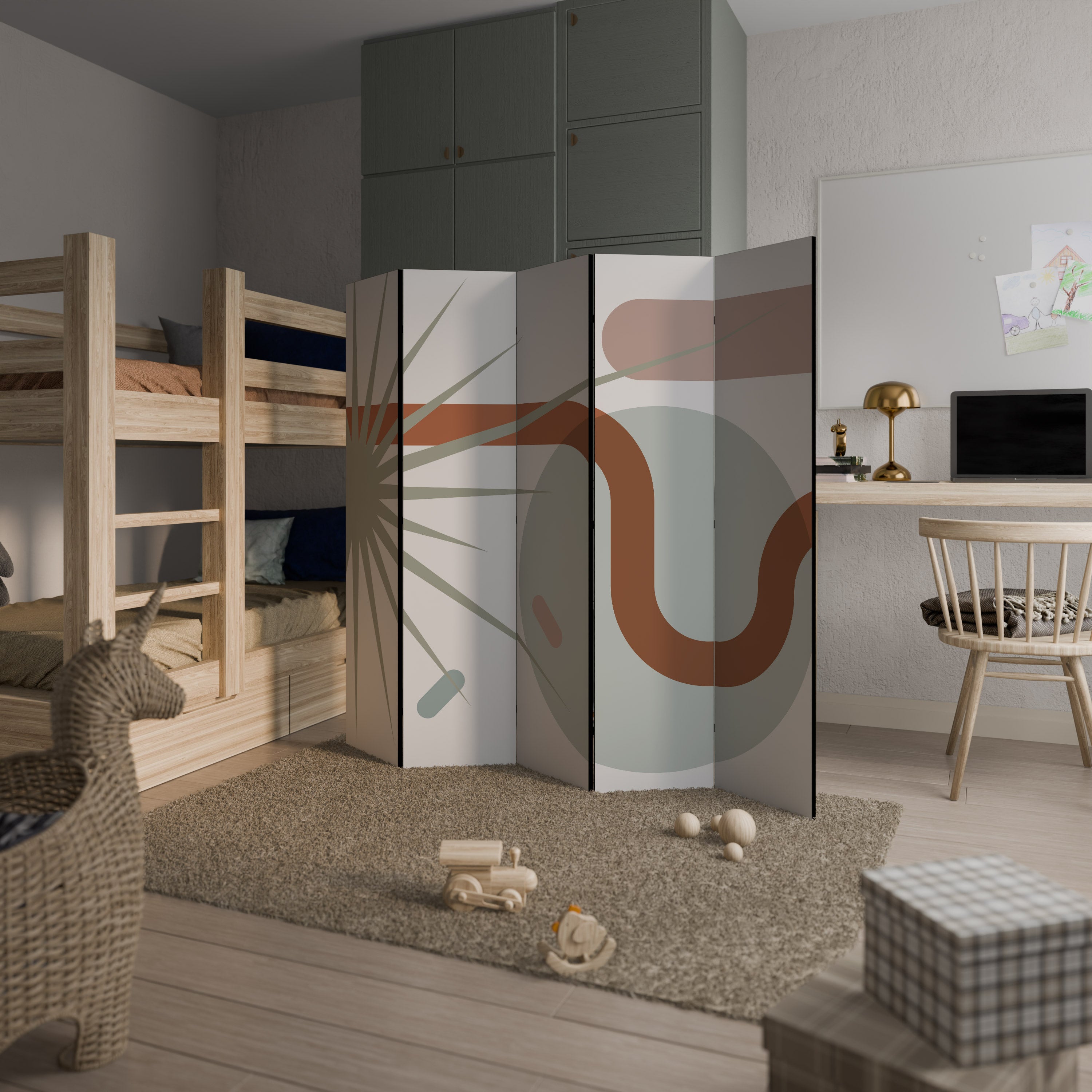 SHAPESHIFT FUSION 5dílný paraván