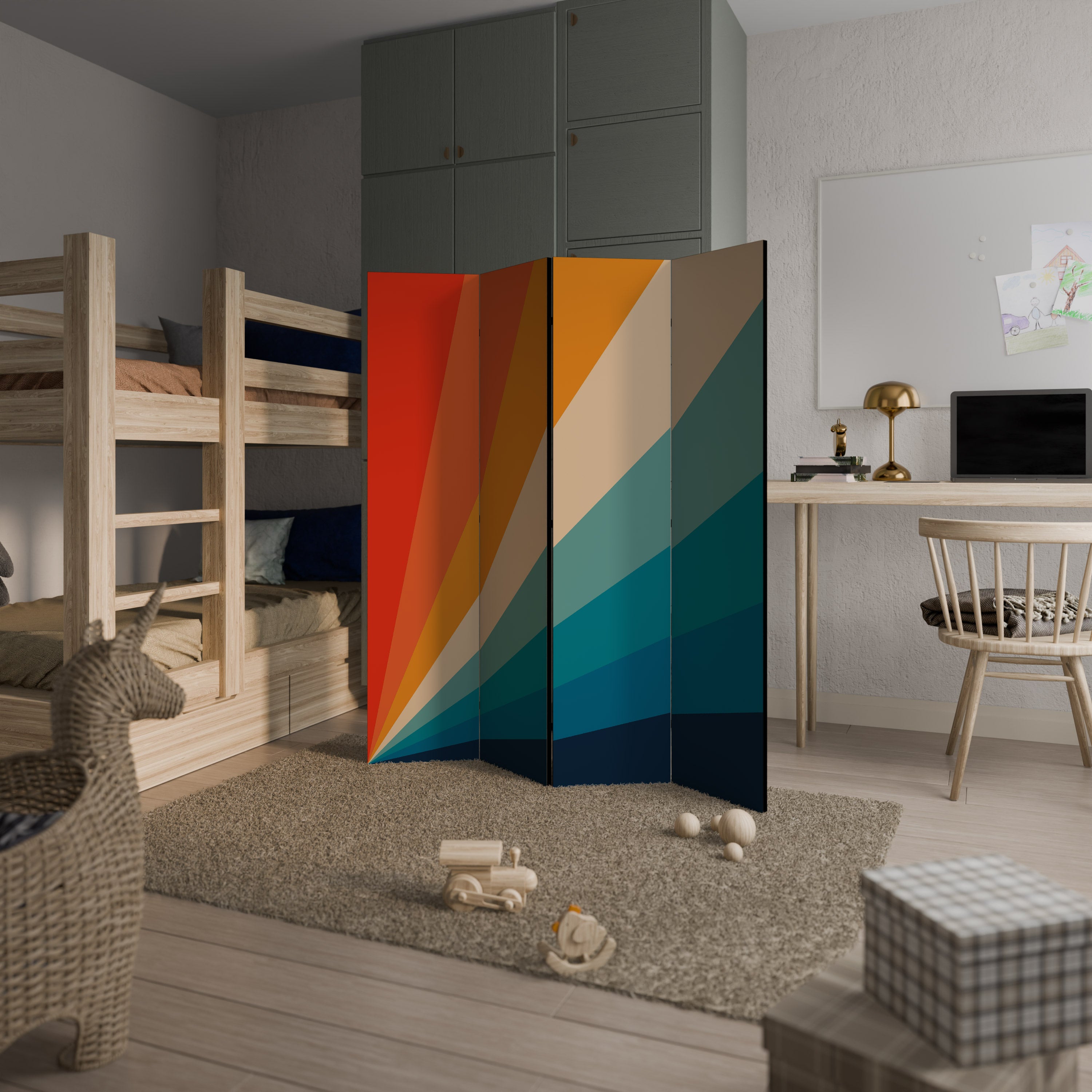 PRISM CONCUSSION 4dílný paraván