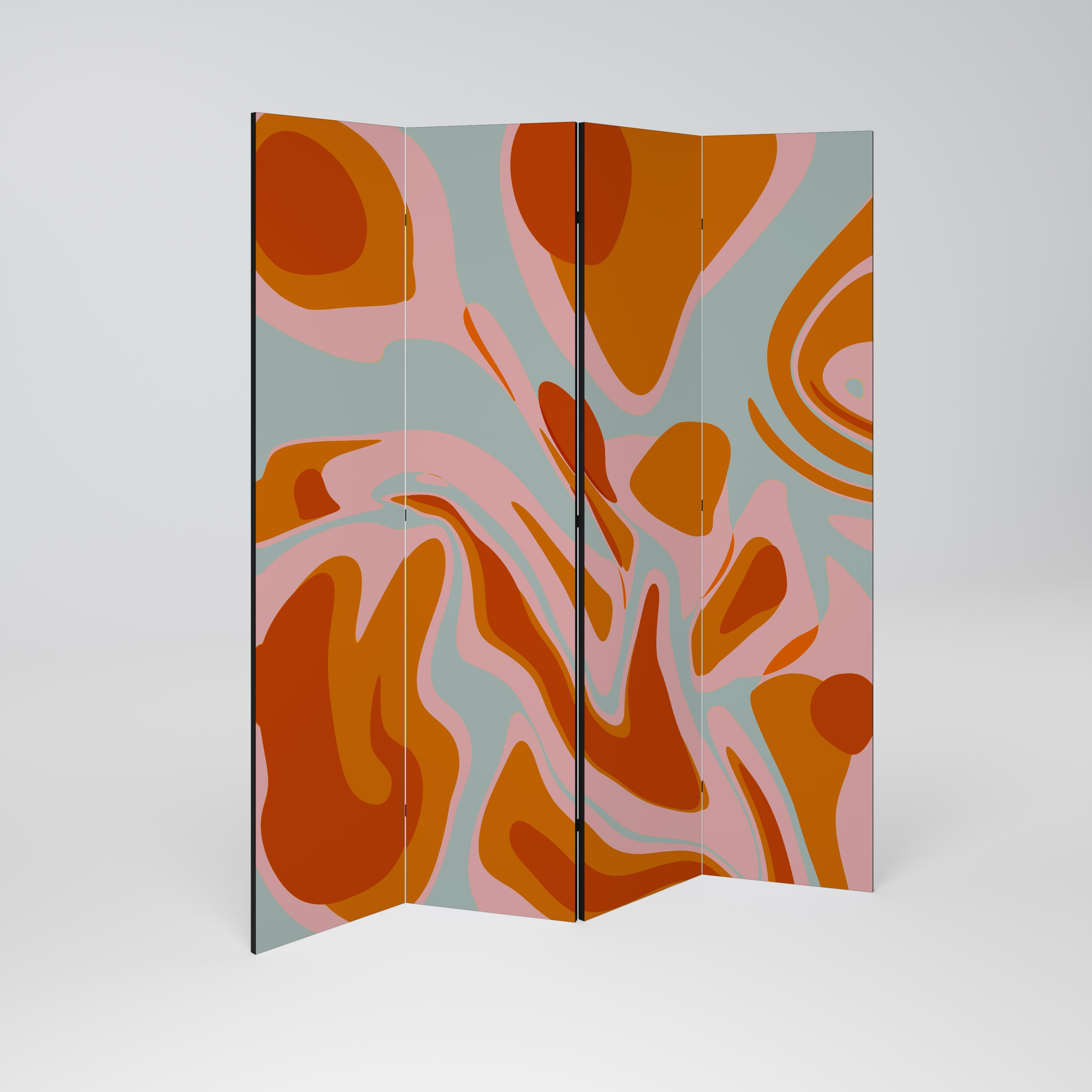 FLOATING BURN 4-Panel Room Divider