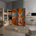 FLOATING BURN 4-Panel Room Divider