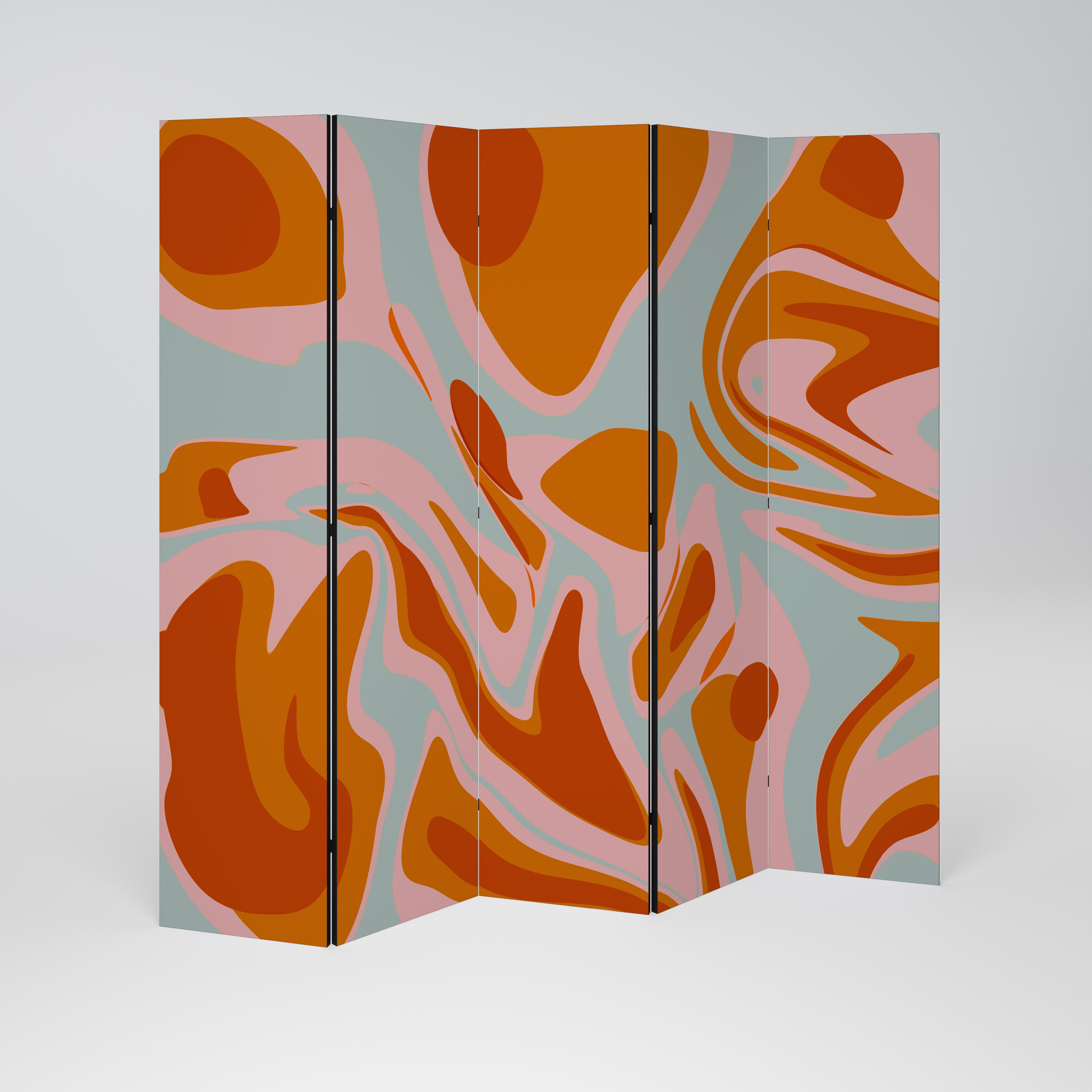 FLOATING BURN 5dílný paraván