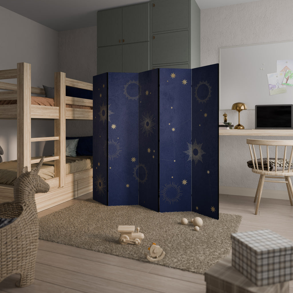 MIDNIGHT PATH 5dílný paraván