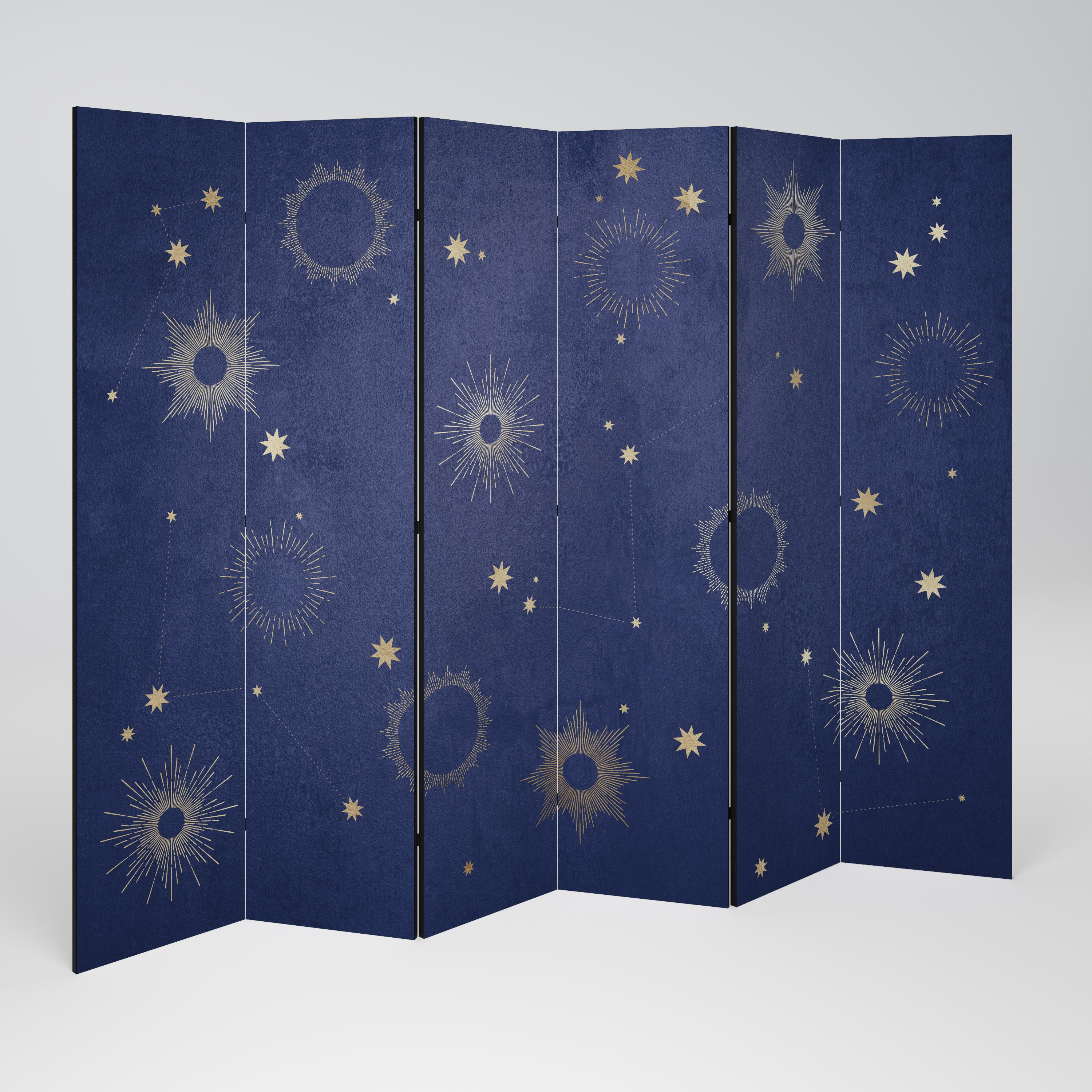 MIDNIGHT PATH 6-Panel Room Divider