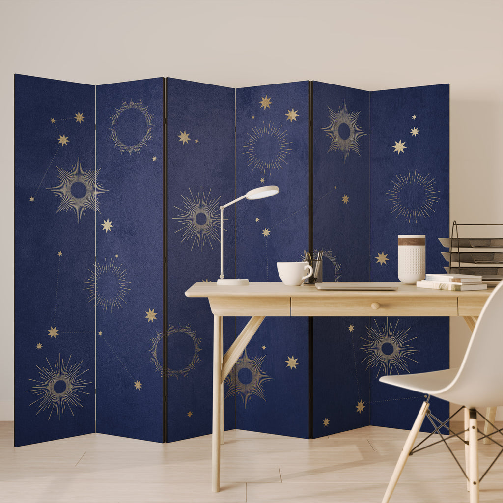 MIDNIGHT PATH 6-Panel Room Divider