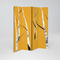 BIRCH ABSTRACT 4-Panel Room Divider