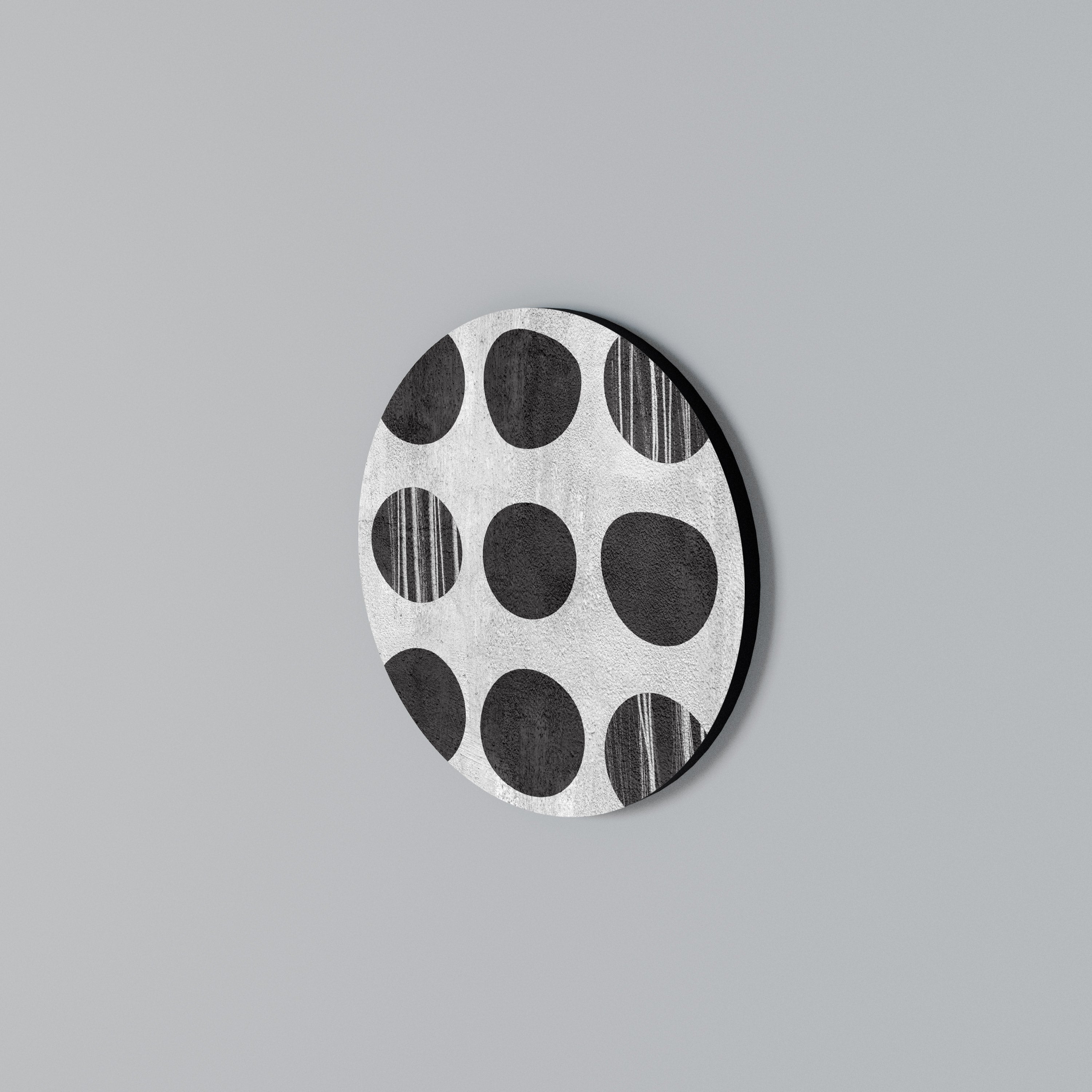 GHOSTLY GRADIENTS Round Wall Art