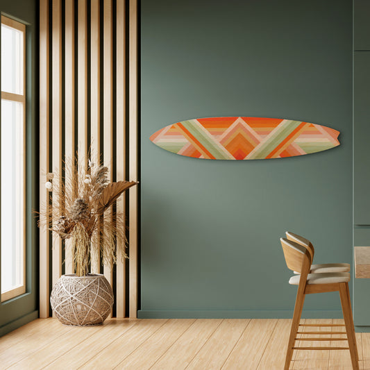 GRADIENT PICKS Dekorativní panel ve tvaru surfu