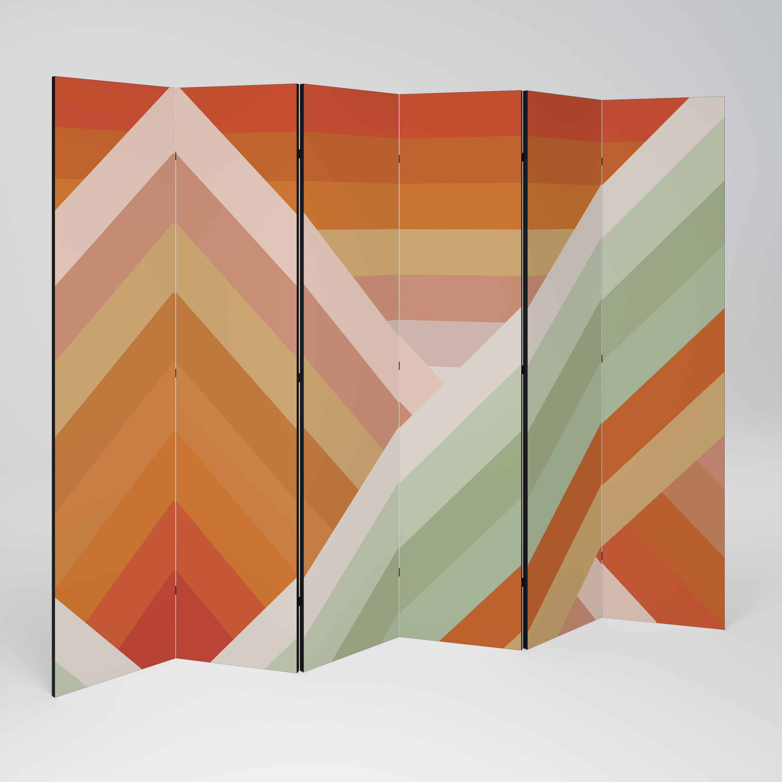 GRADIENT PICKS 6-Panel Room Divider