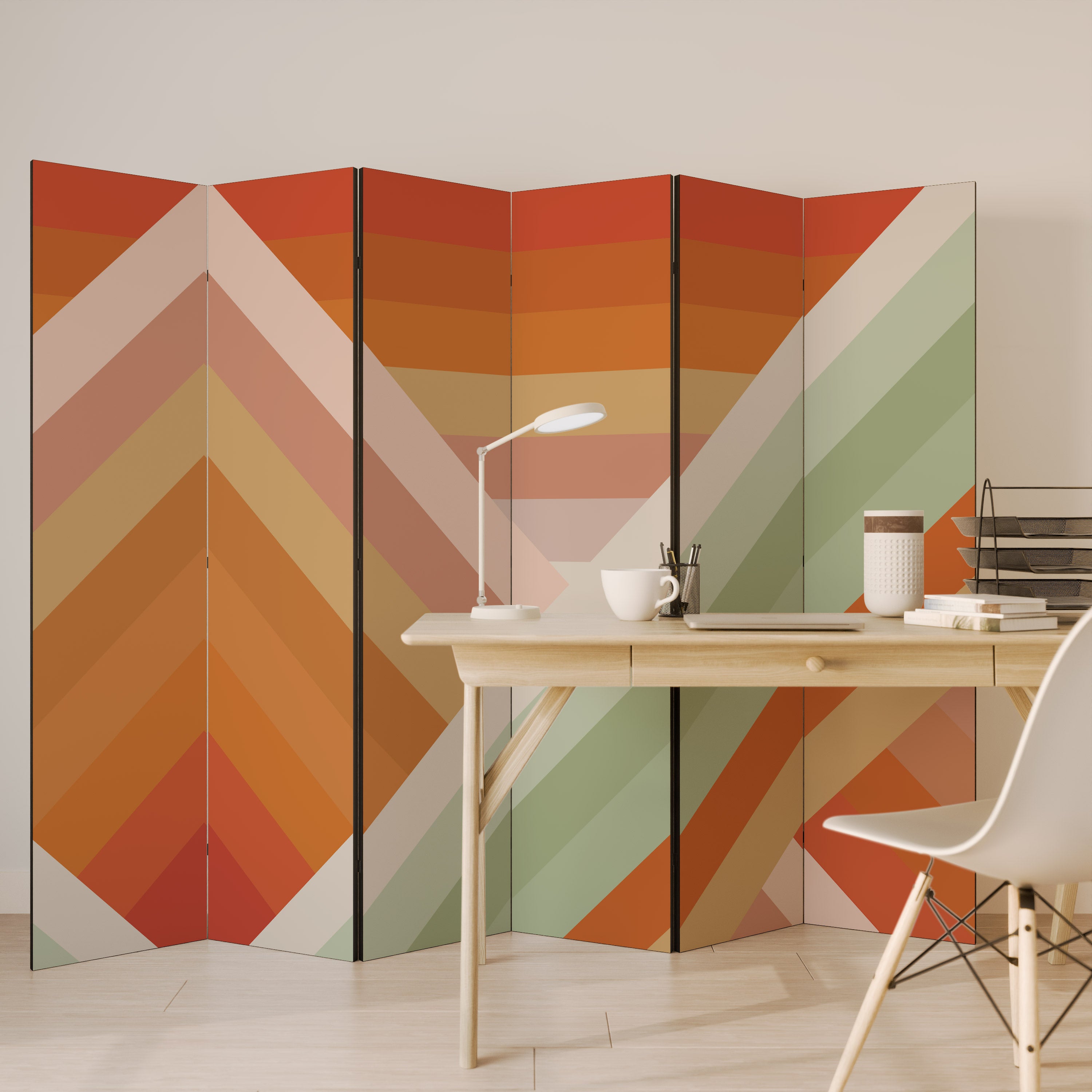 GRADIENT PICKS 6-Panel Room Divider