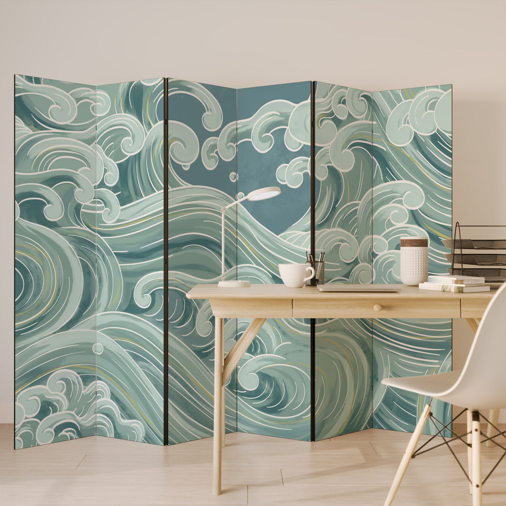 ASIAN SWAY 6-Panel Room Divider