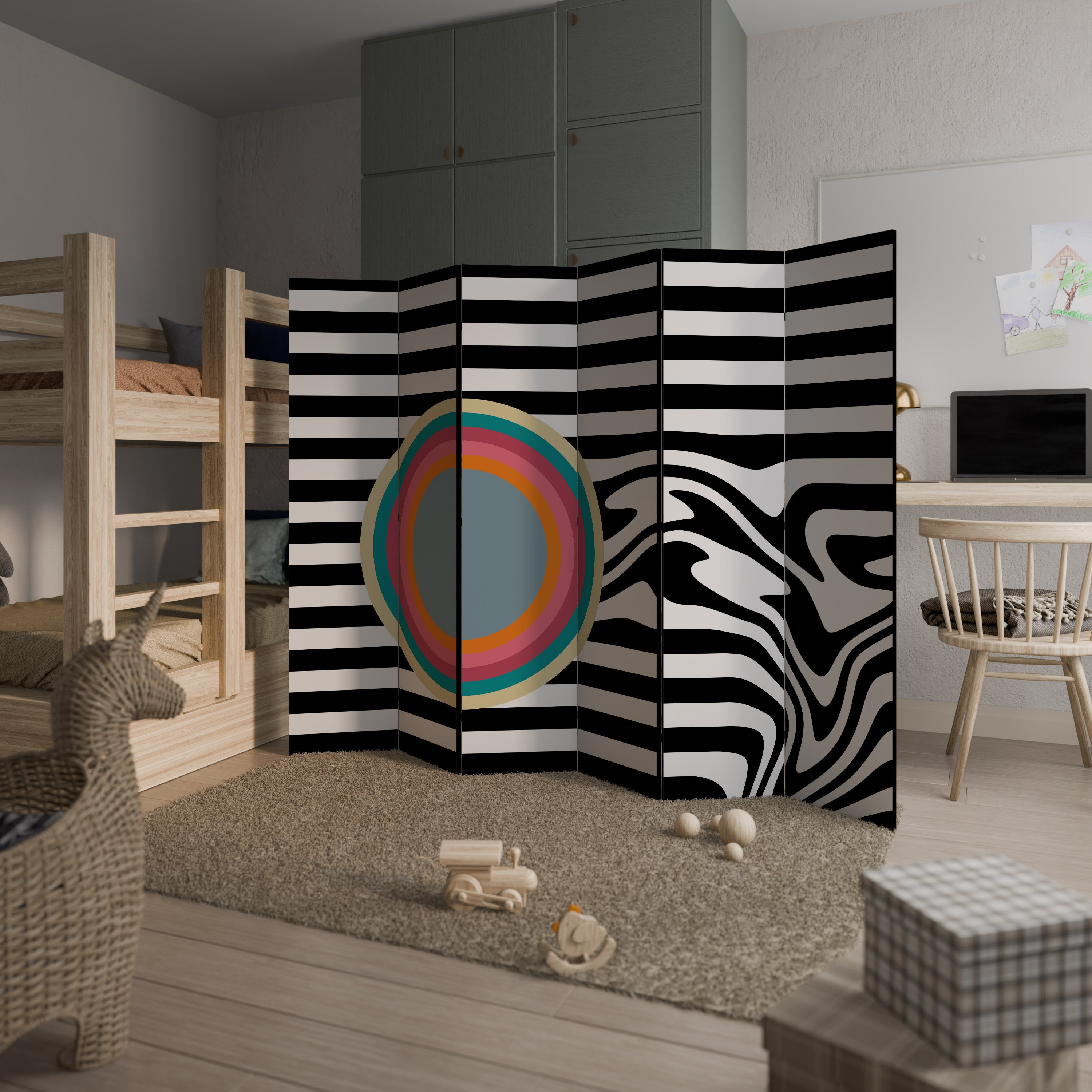 SPECTRA SHOWCASE 6-Panel Room Divider