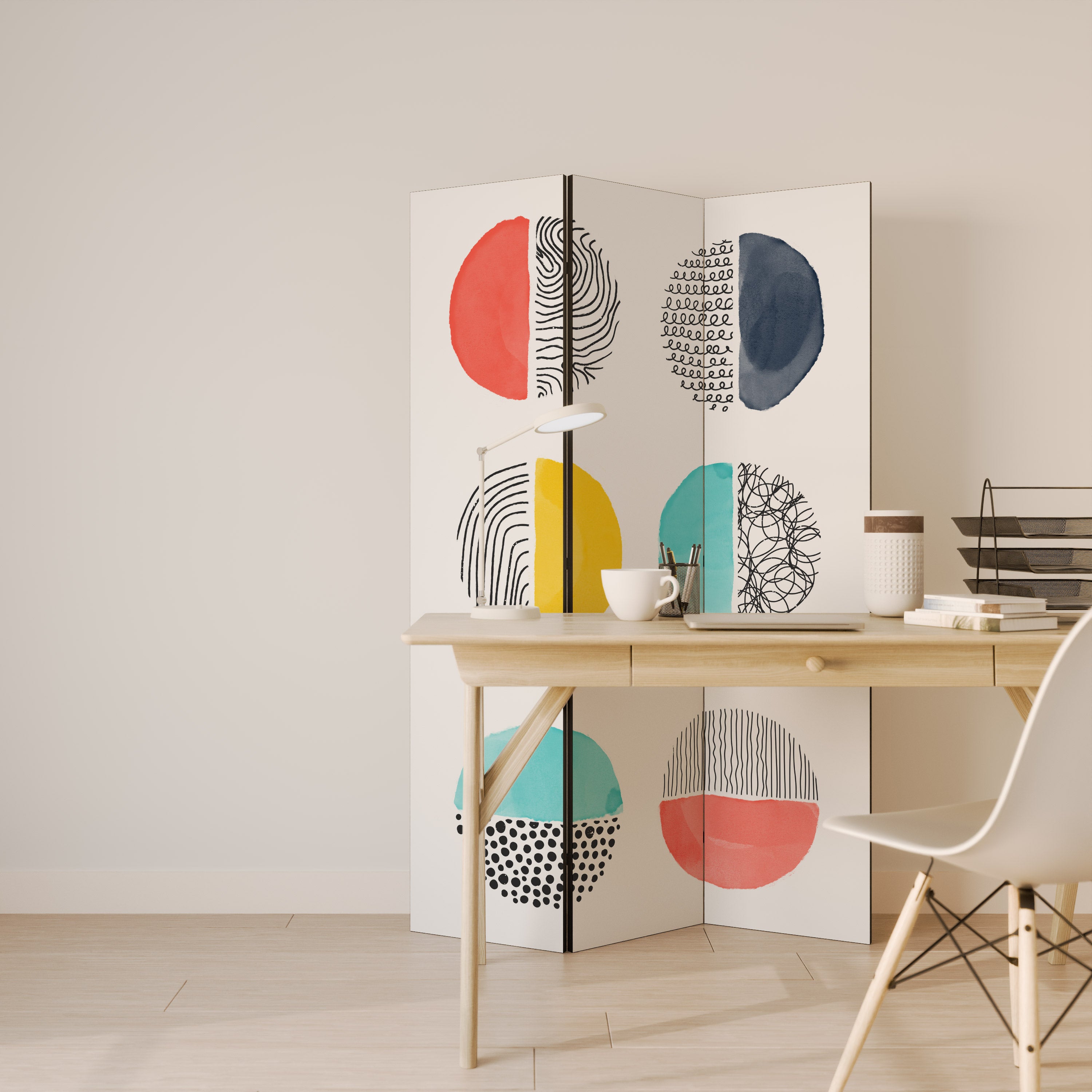 SHAPESHIFT TREASURES 3dílný paraván