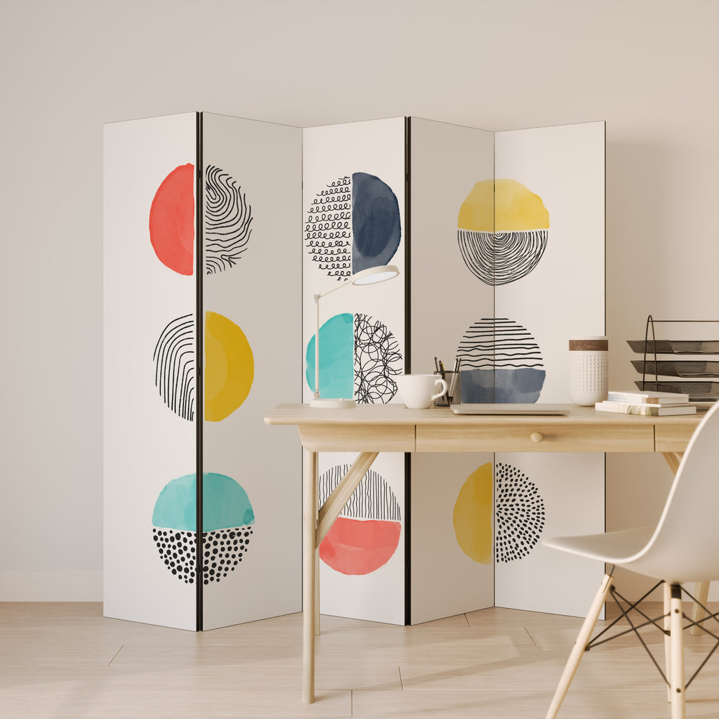 SHAPESHIFT TREASURES 5dílný paraván