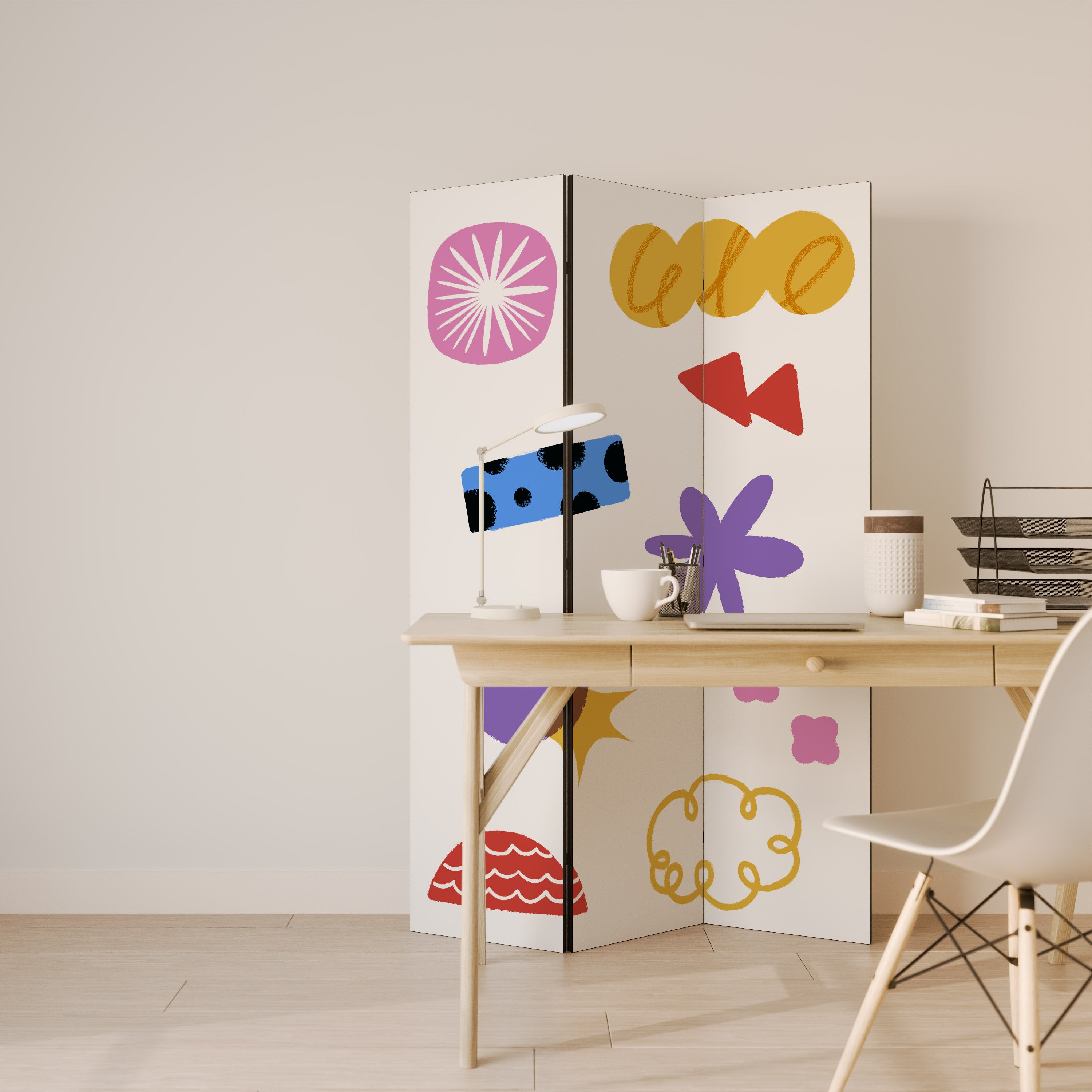 DREAMY MOOD 3dílný paraván