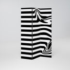 POLYLINE FUZZY 3dílný paraván