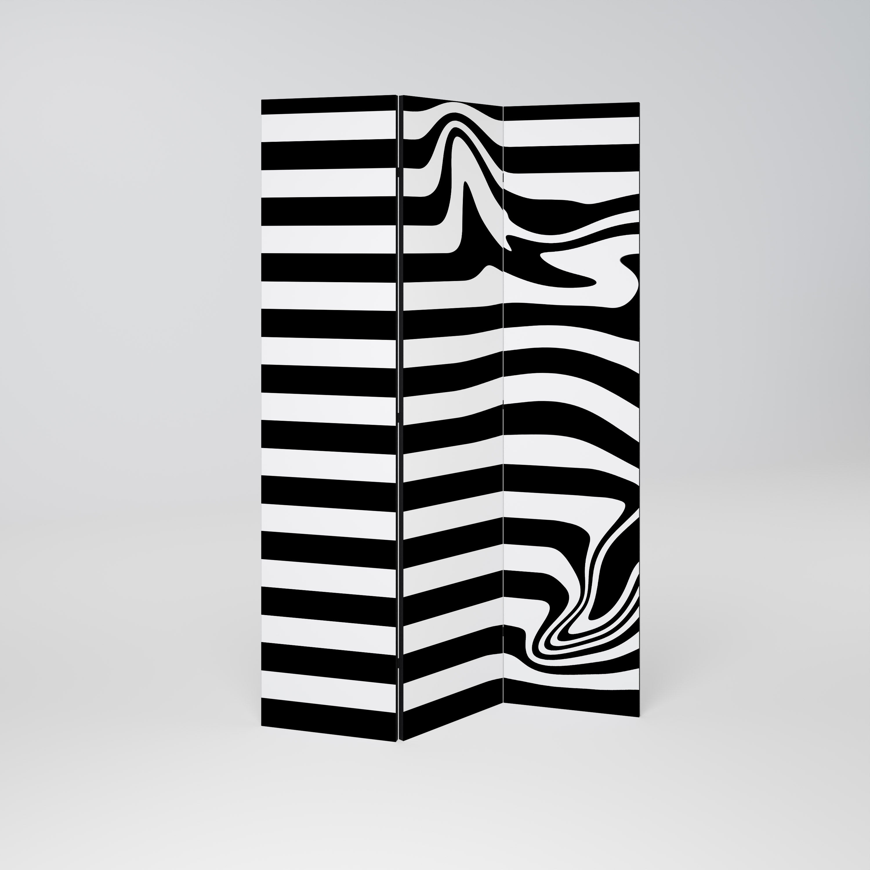 POLYLINE FUZZY 3dílný paraván