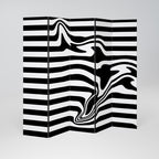 POLYLINE FUZZY 5dílný paraván