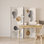 CLEAR CREATIONS 4-Panel Room Divider