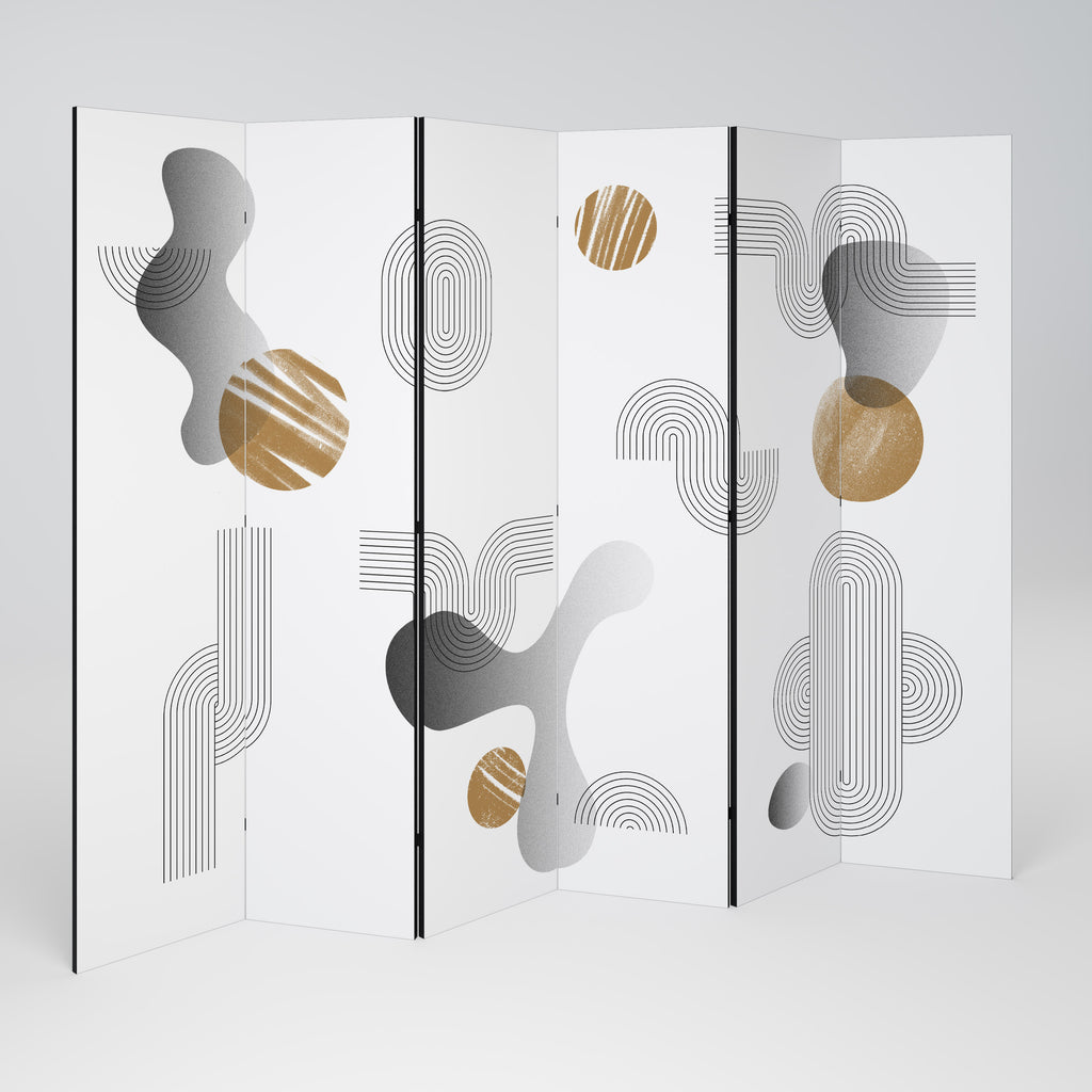 CLEAR CREATIONS 6-Panel Room Divider