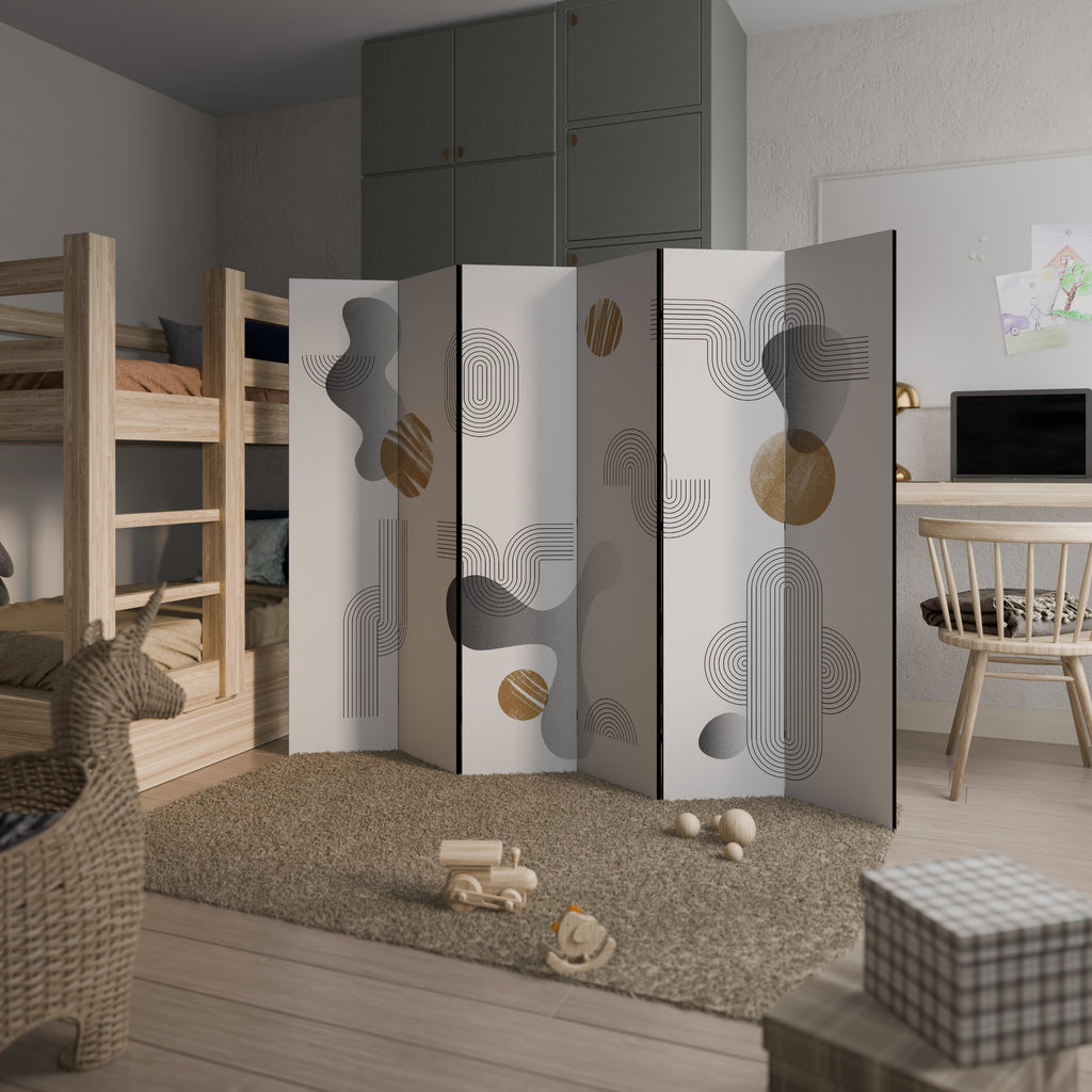 CLEAR CREATIONS 6-Panel Room Divider