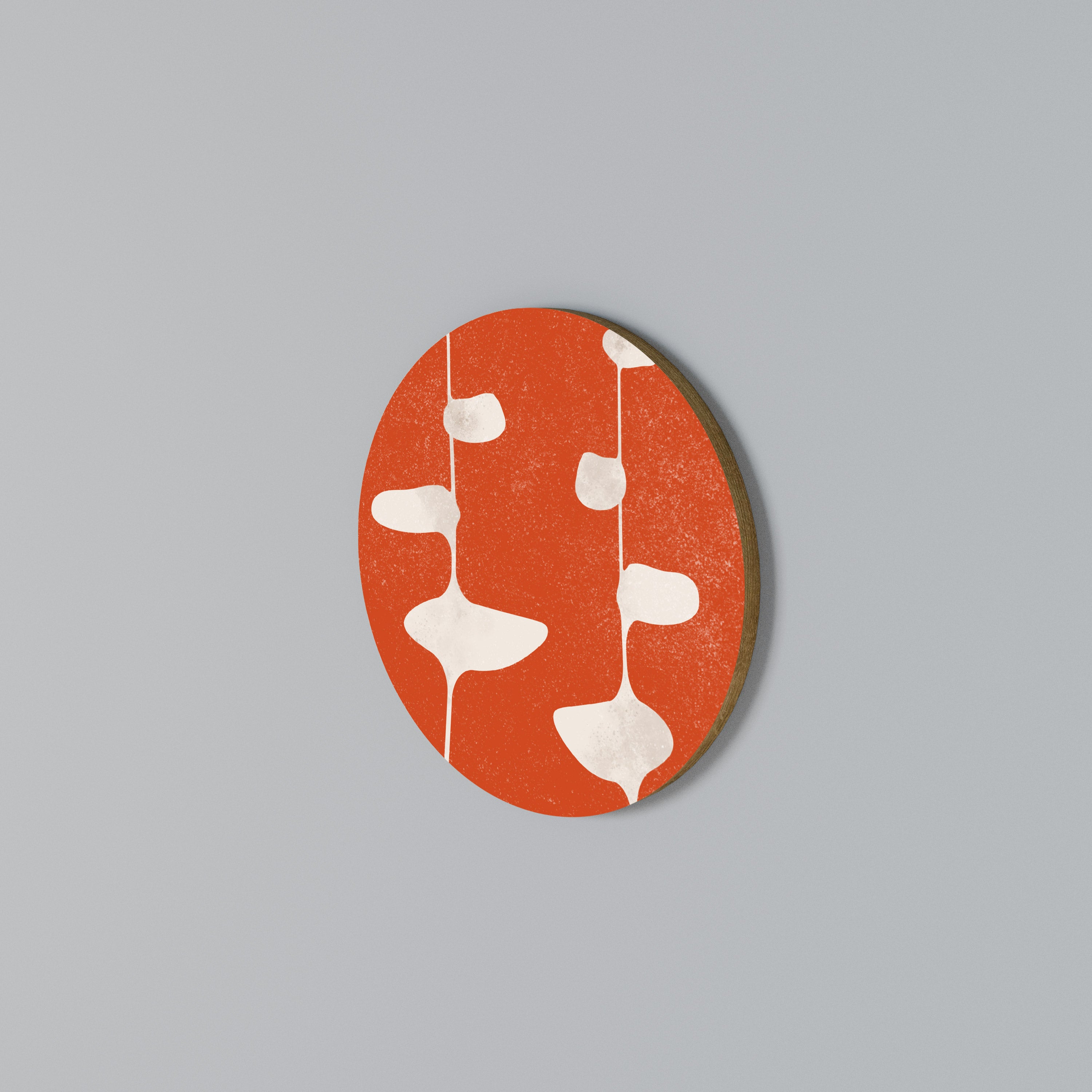 COURAGE MOLD Round Wall Art