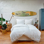 EARTH ELEMENTS Dekorativní panel ve tvaru surfu