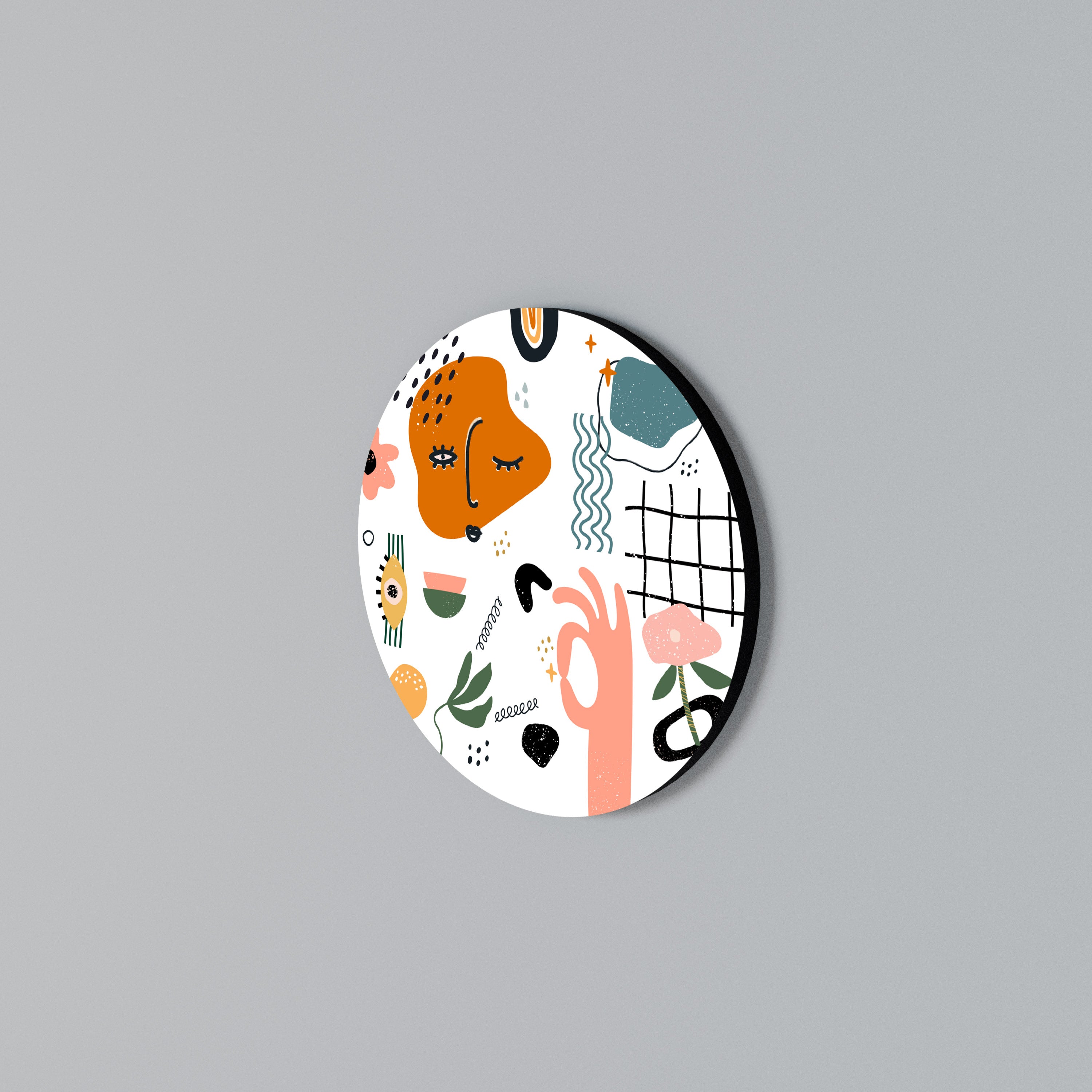 MATISSE WHIMSY Round Wall Art