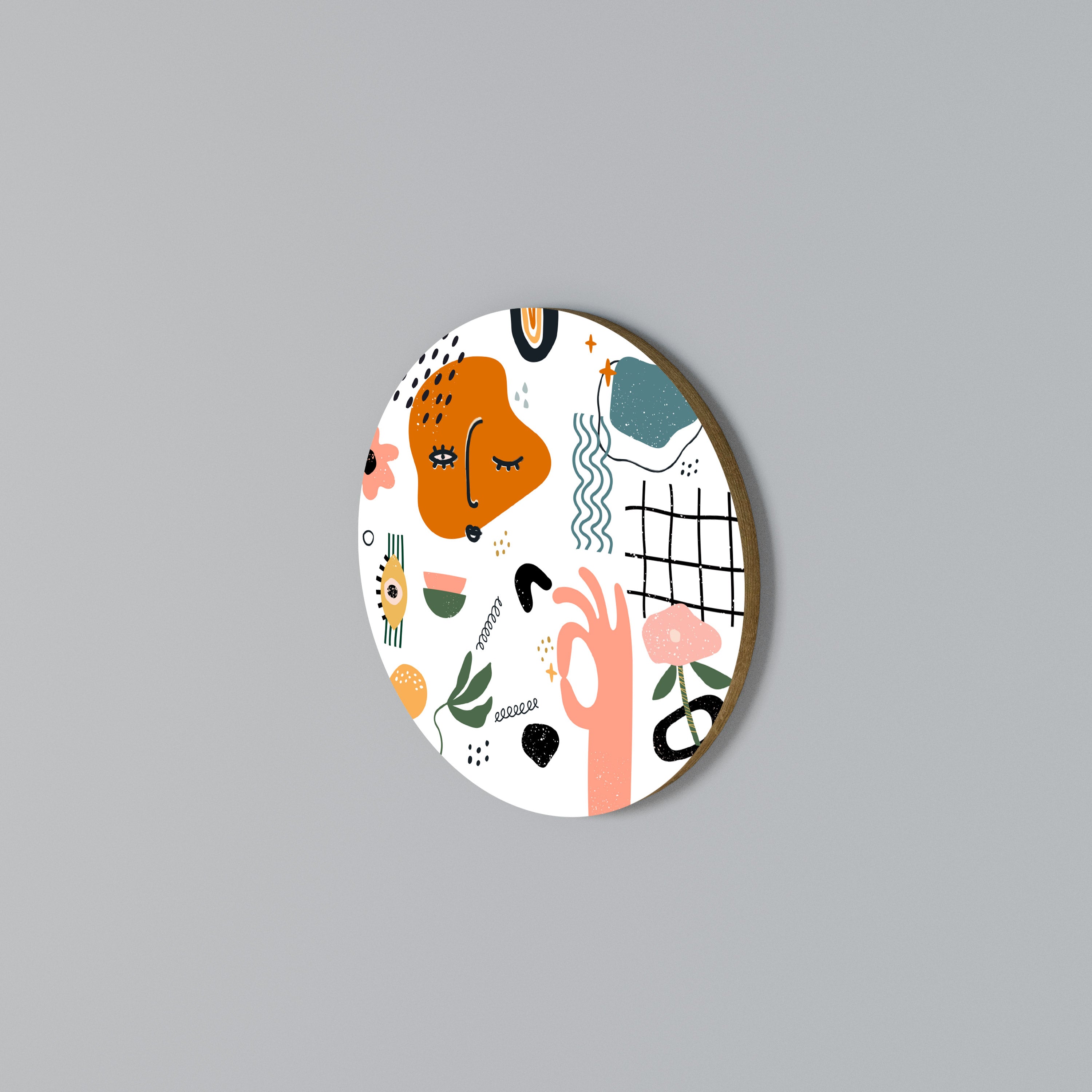 MATISSE WHIMSY Round Wall Art