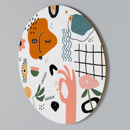 MATISSE WHIMSY Kulatá nástěnná dekorace