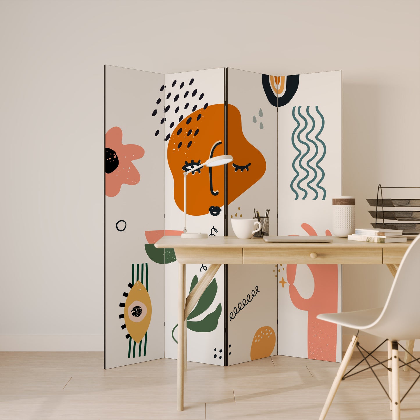 MATISSE WHIMSY 4dílný paraván