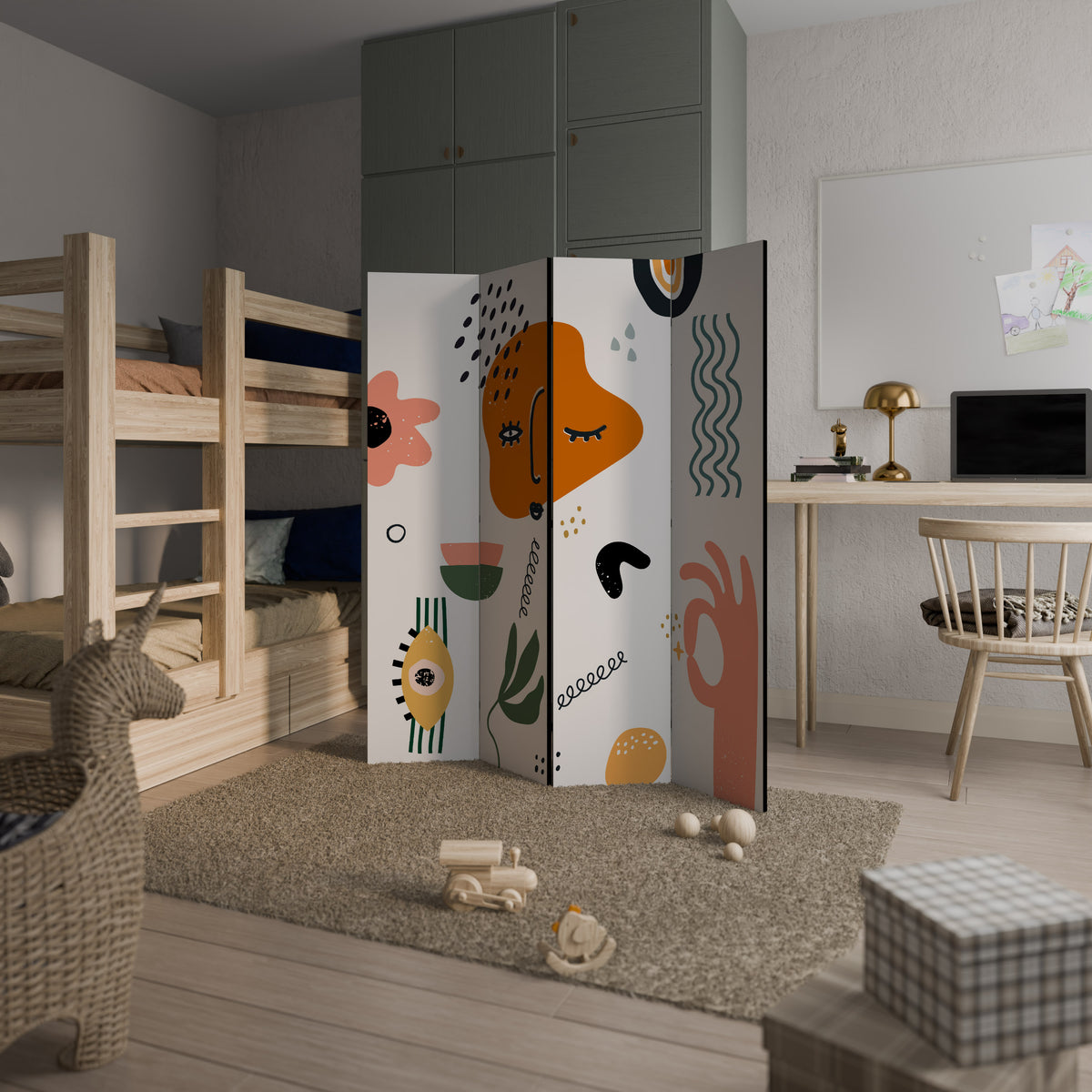 MATISSE WHIMSY 4dílný paraván
