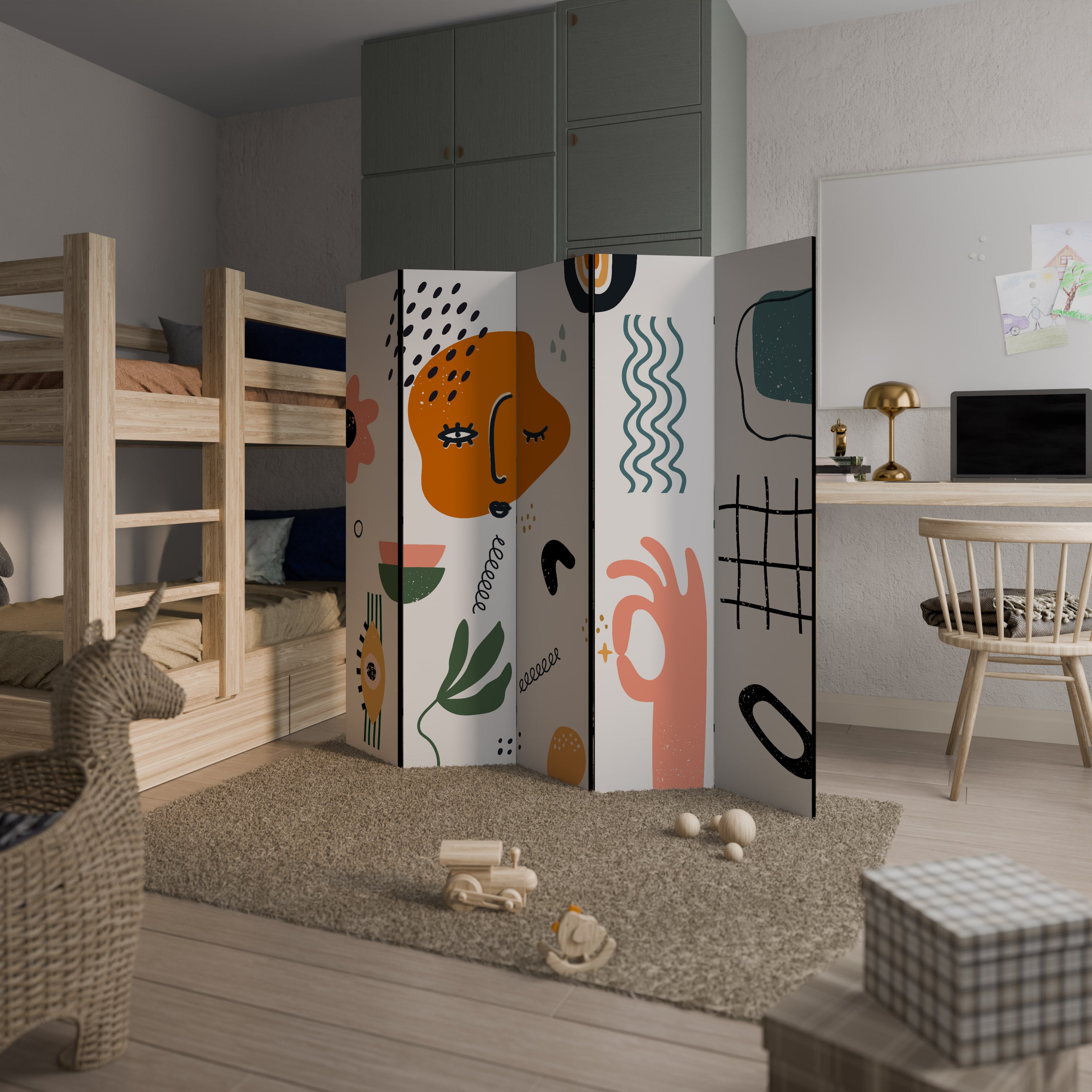 MATISSE WHIMSY 5dílný paraván