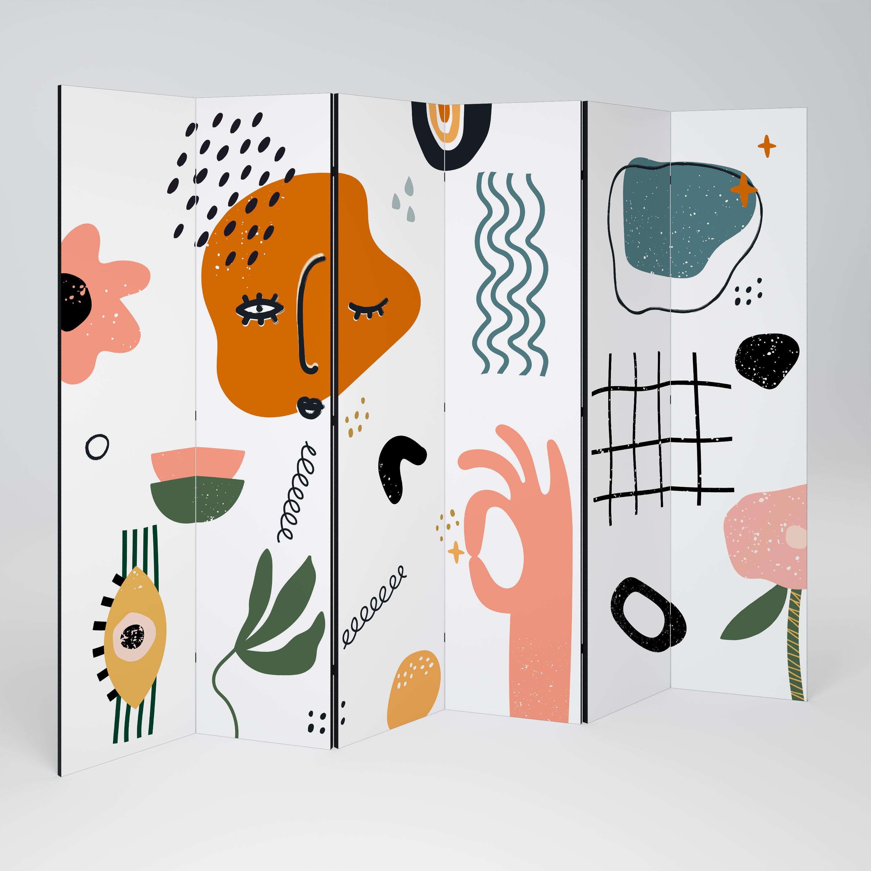 MATISSE WHIMSY 6-Panel Room Divider