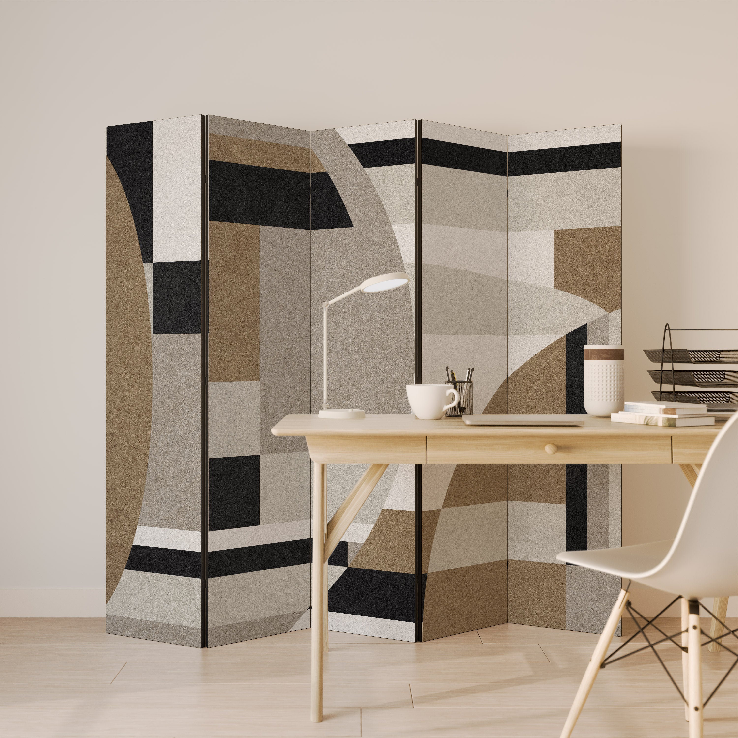 DELICATE MEMENTO 5dílný paraván